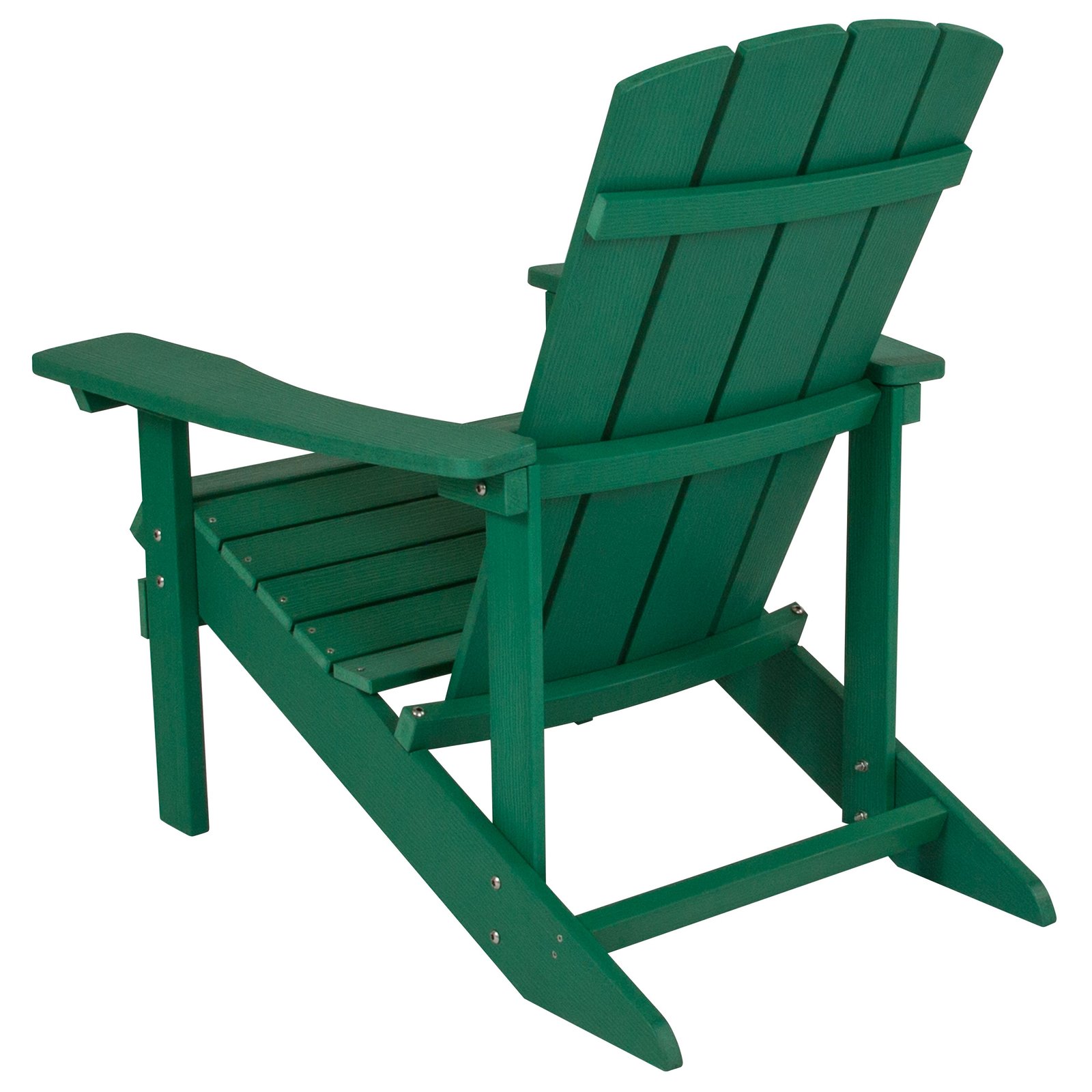 2 Pack Outdoor All-Weather Poly Resin Wood Adirondack Chairs