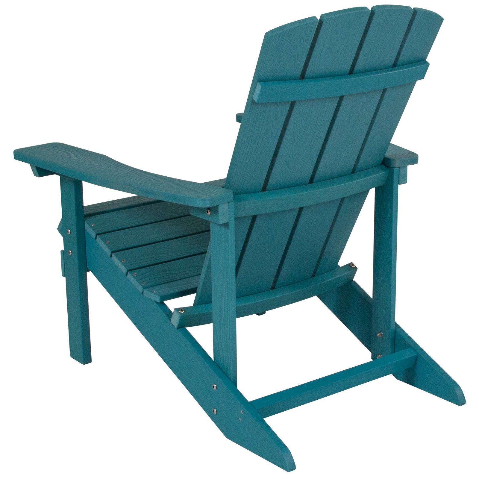 2 Pack Outdoor All-Weather Poly Resin Wood Adirondack Chairs