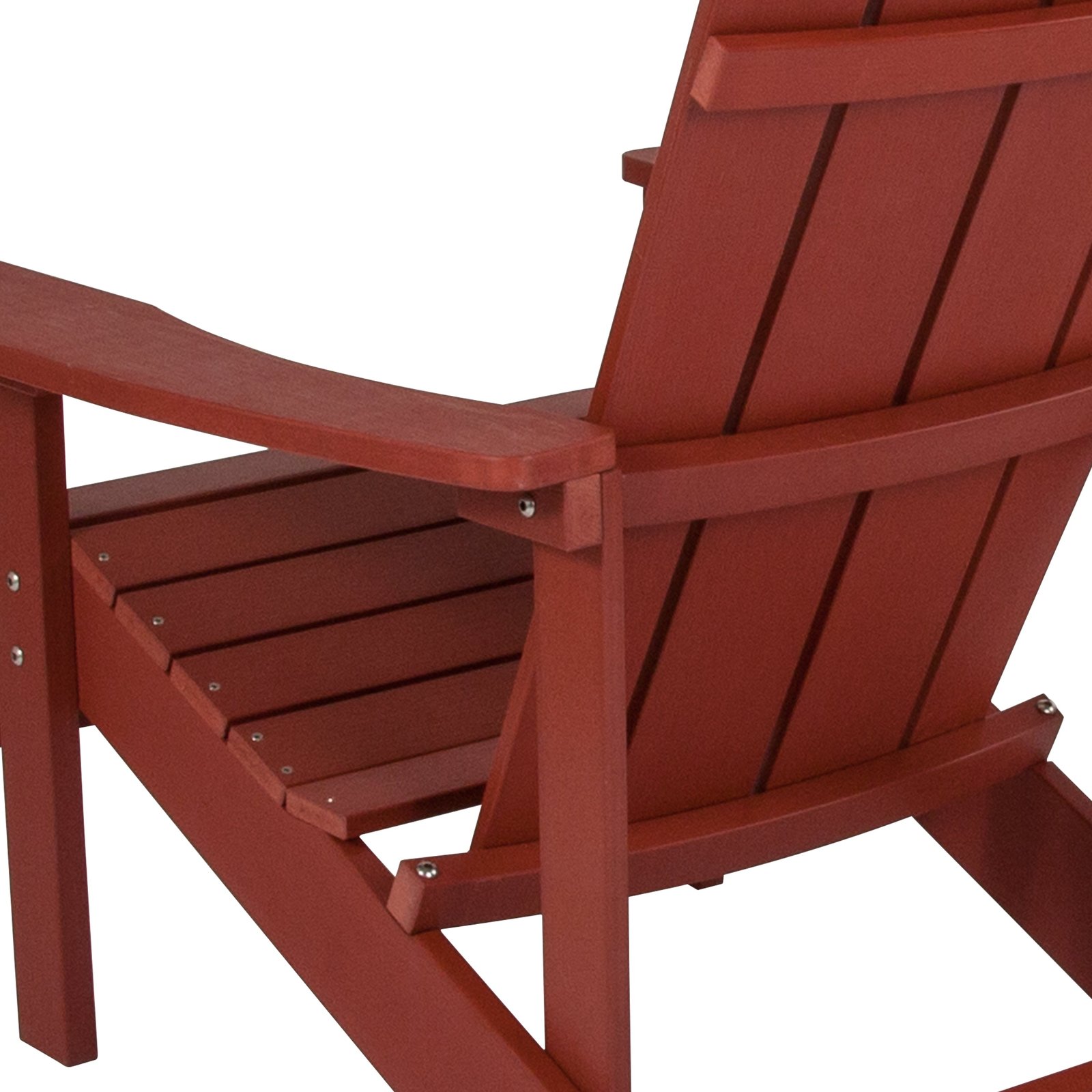 2 Pack Outdoor All-Weather Poly Resin Wood Adirondack Chairs