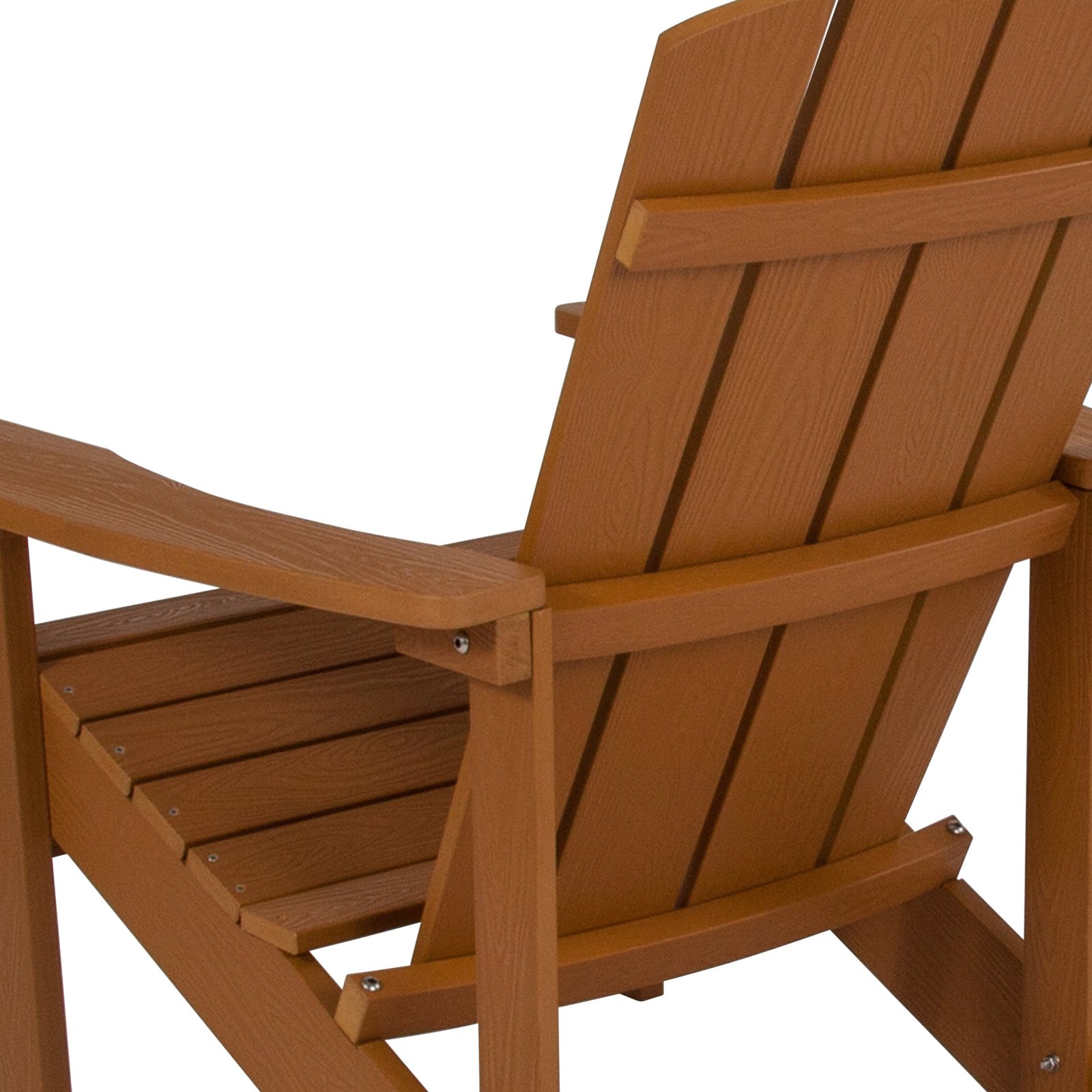 2 Pack Outdoor All-Weather Poly Resin Wood Adirondack Chairs
