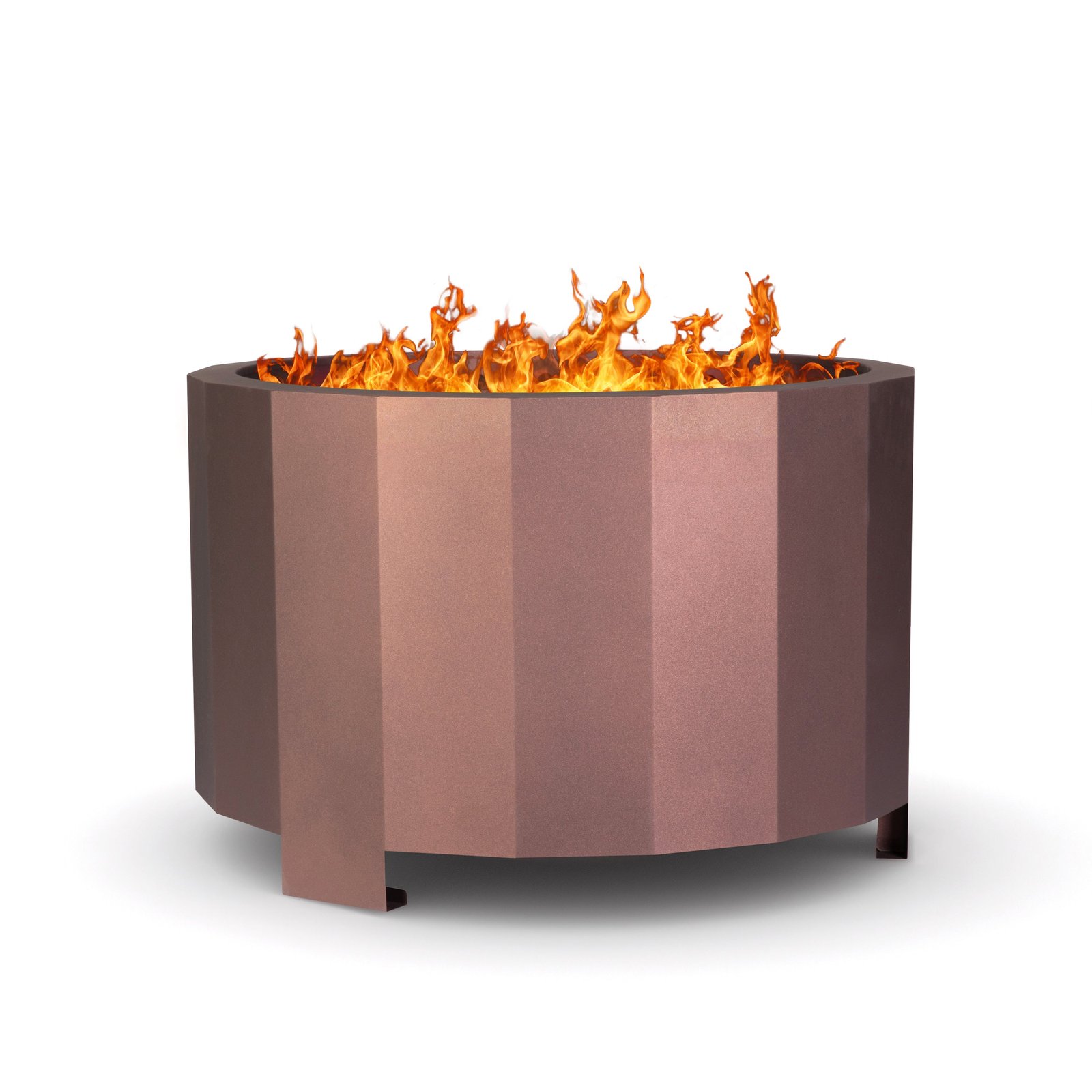 Steel Portable Smokeless Wood Burning Firepit with Waterproof Cover for Outdoor Use
