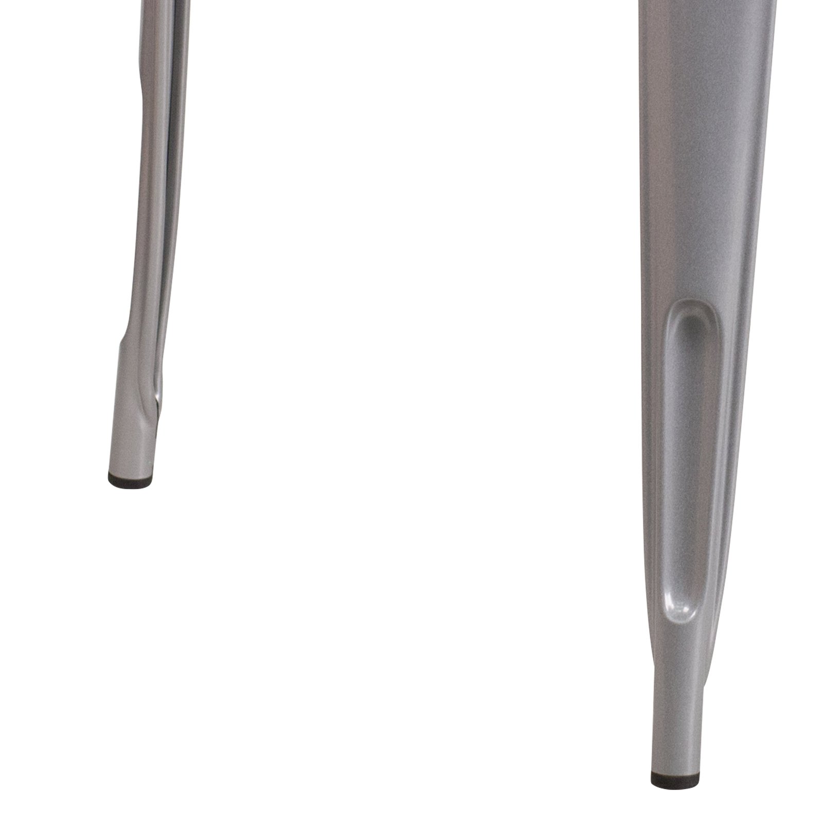 Commercial Grade 31.5" Square Colorful Metal Indoor-Outdoor Dining Table