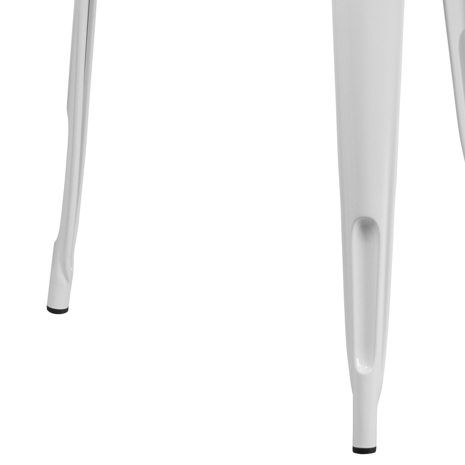 Commercial Grade 31.5" Square Colorful Metal Indoor-Outdoor Dining Table