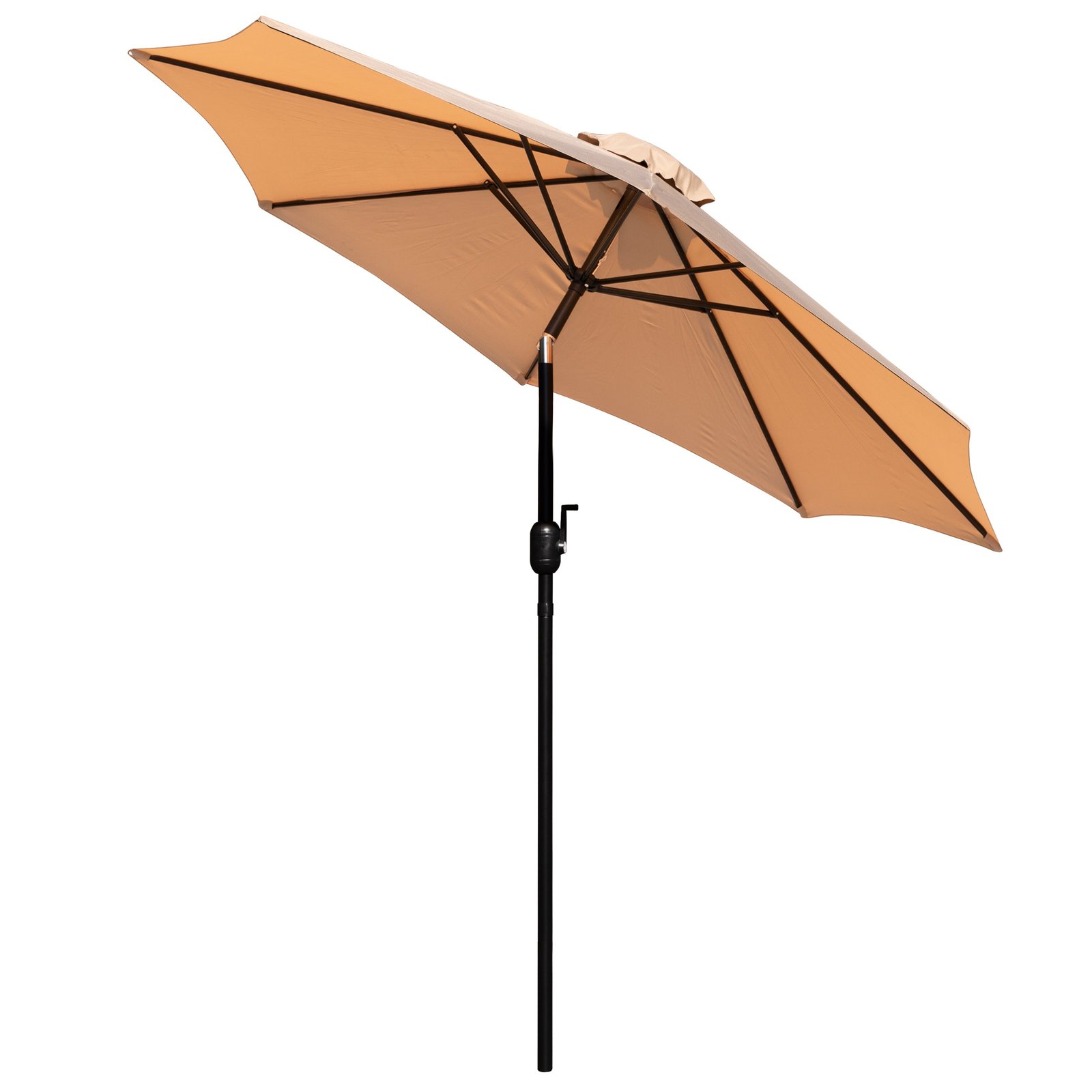 9' Outdoor Patio Umbrella-Crank & Tilt Function - 1.5" Diameter Steel Pole