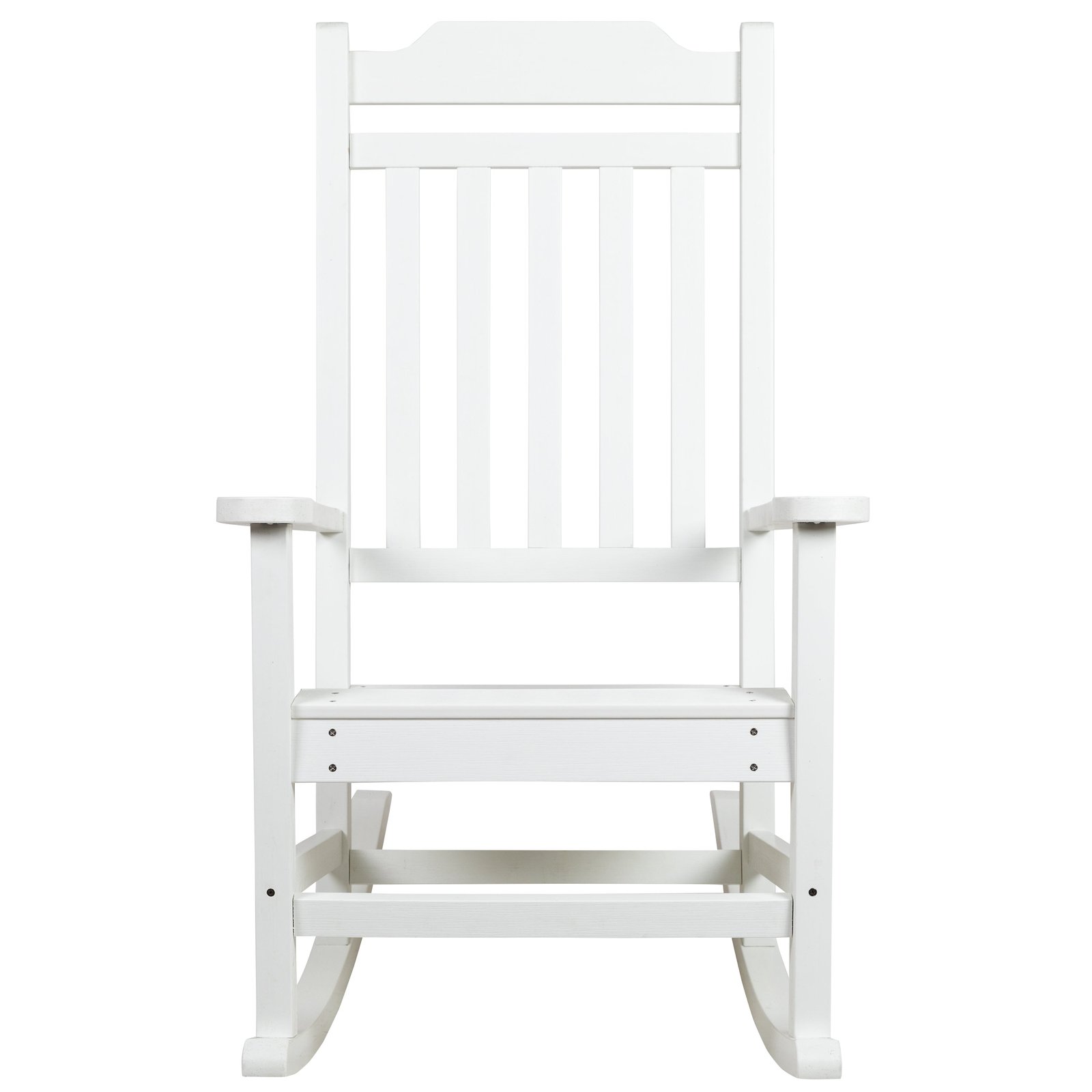 All-Weather Poly Resin Wood Rocking Chair - Patio and Backyard Furniture