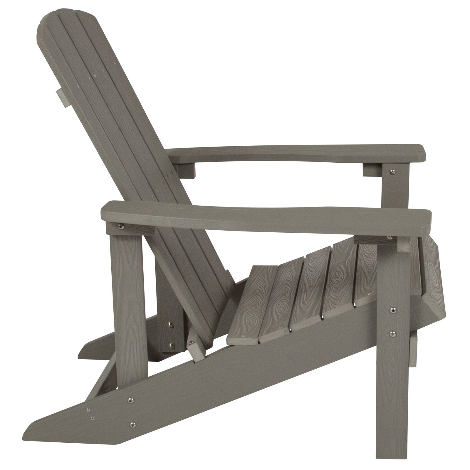 All-Weather Poly Resin Wood Adirondack Chair
