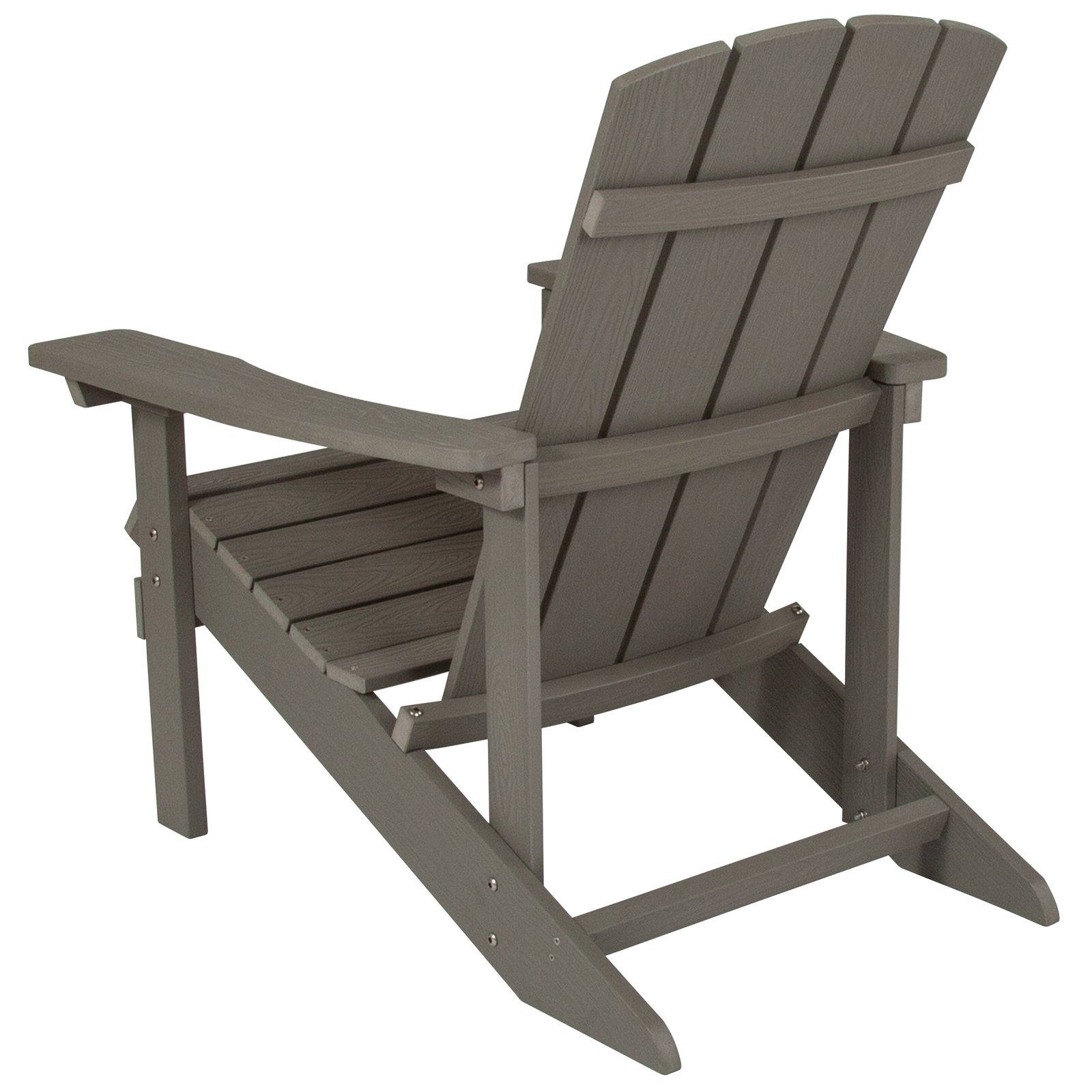 All-Weather Poly Resin Wood Adirondack Chair