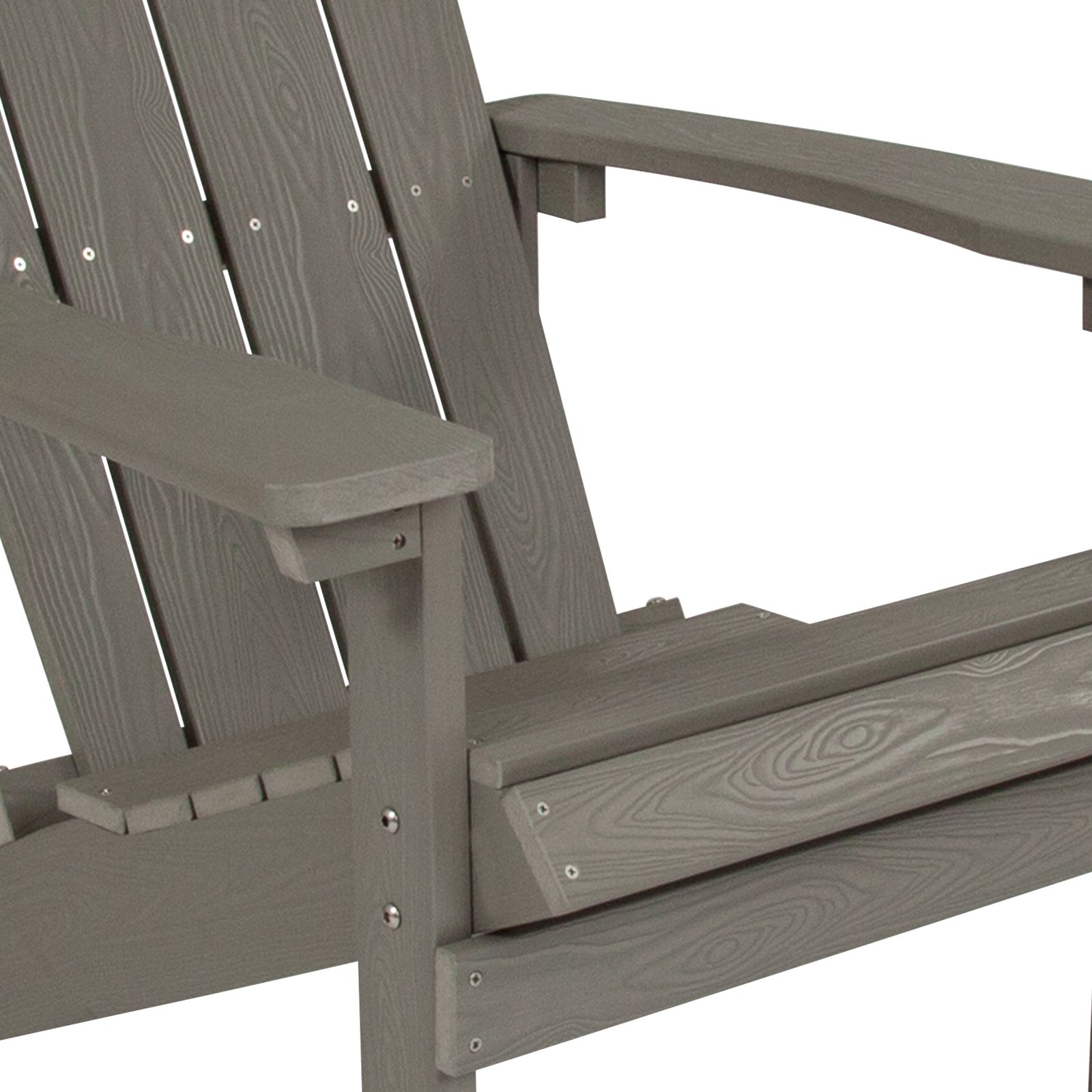 All-Weather Poly Resin Wood Adirondack Chair