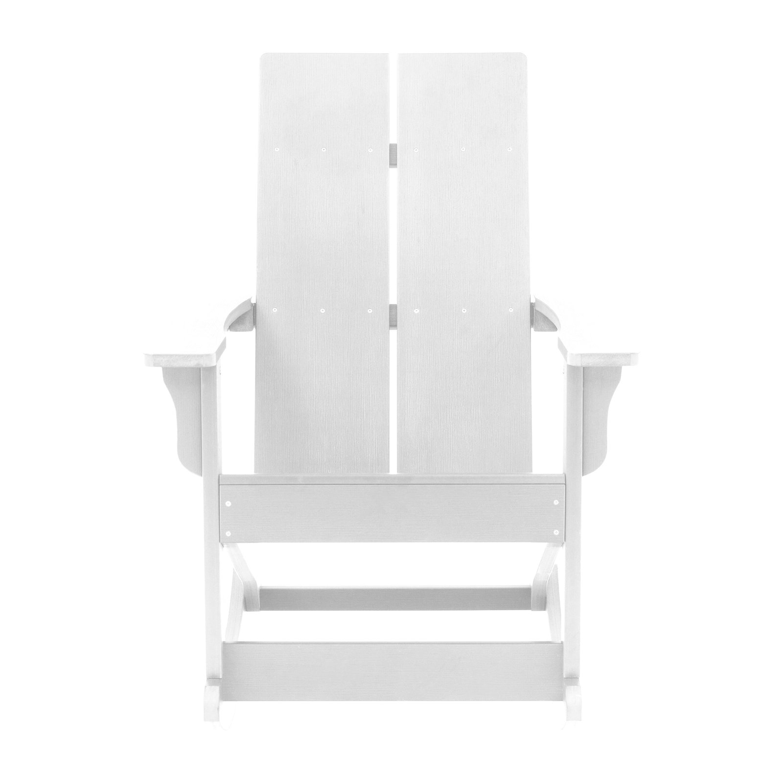 Modern All-Weather Poly Resin Adirondack Rocking Chair for Indoor/Outdoor Use