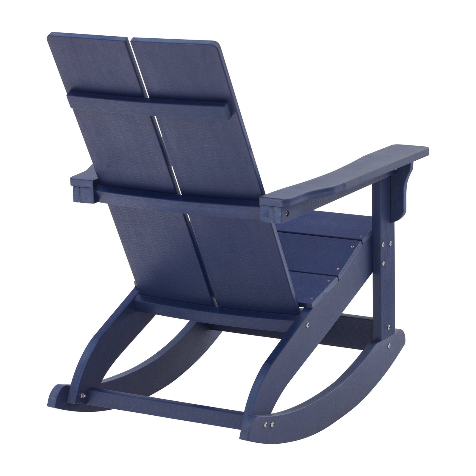 Modern All-Weather Poly Resin Adirondack Rocking Chair for Indoor/Outdoor Use