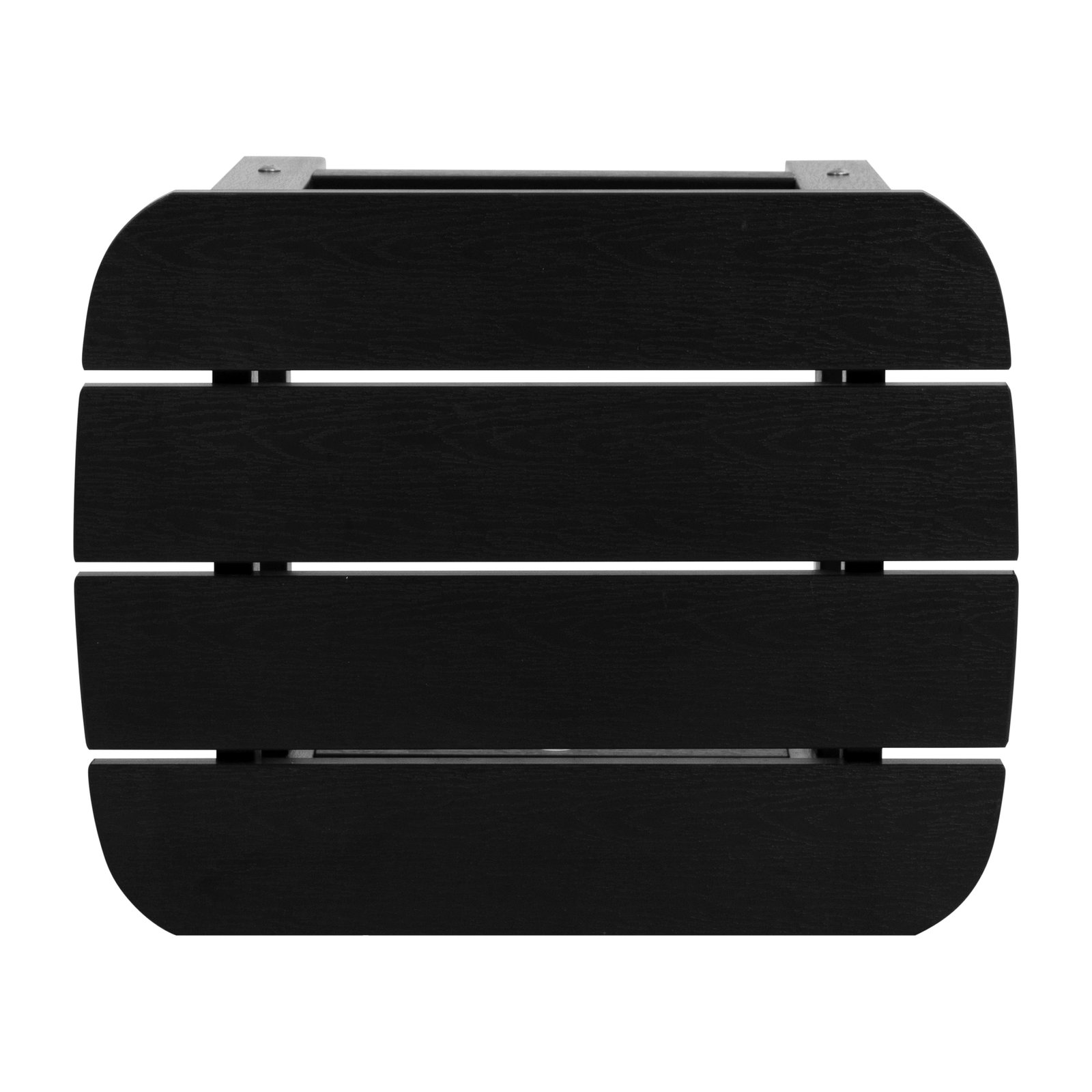 Set of 2 Indoor/Outdoor Poly Resin Rocking Chairs with Side Table