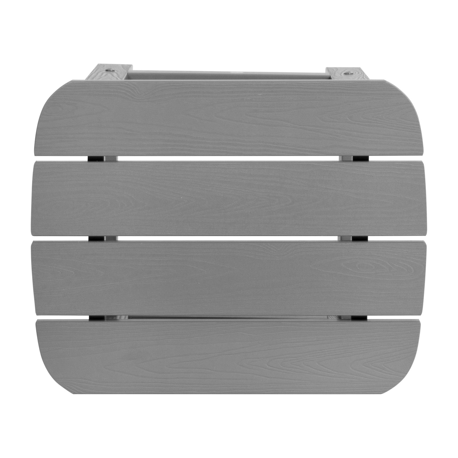 Set of 2 Indoor/Outdoor Poly Resin Rocking Chairs with Side Table