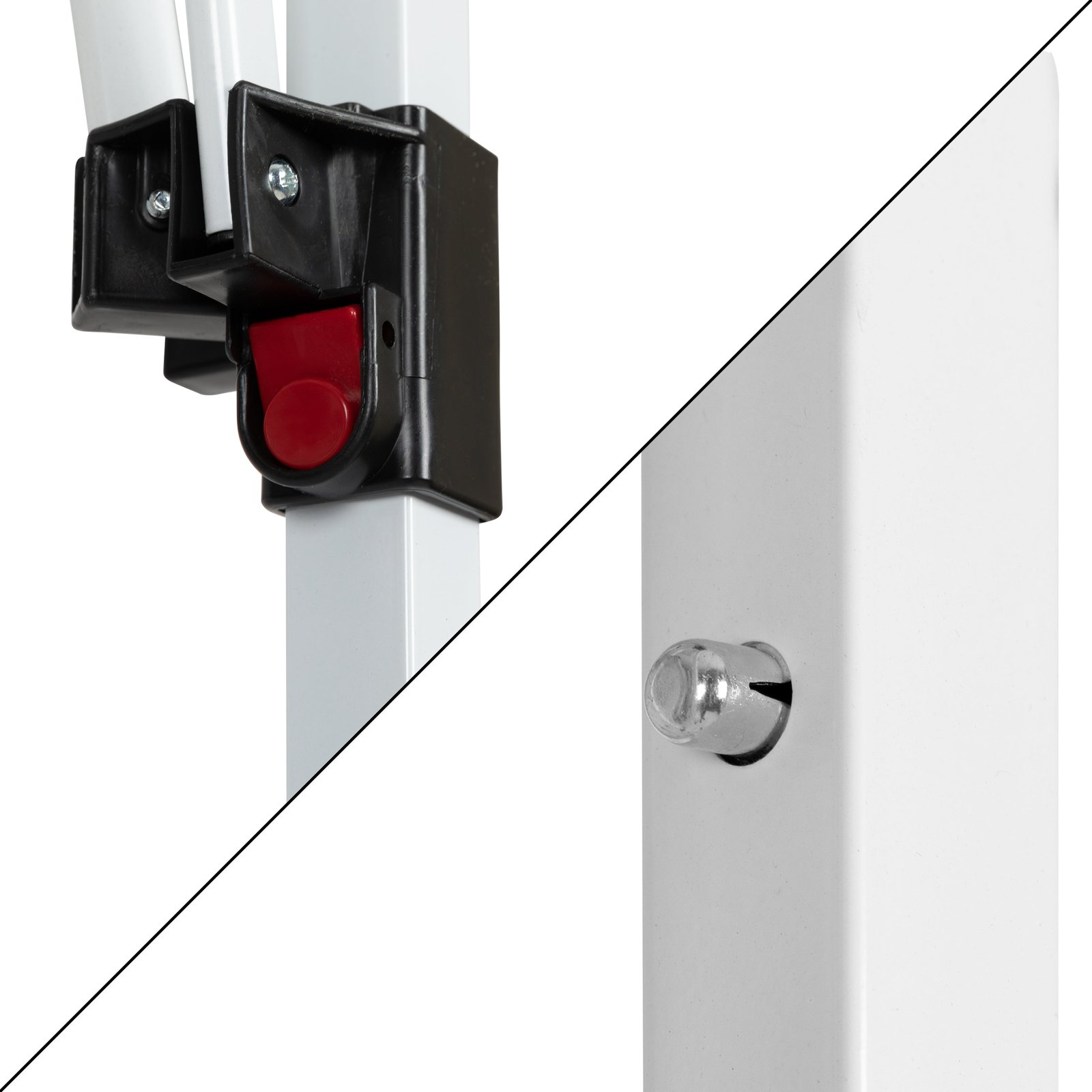 10'x10' Pop Up Straight Leg Canopy Tent With Sandbags and Wheeled Case