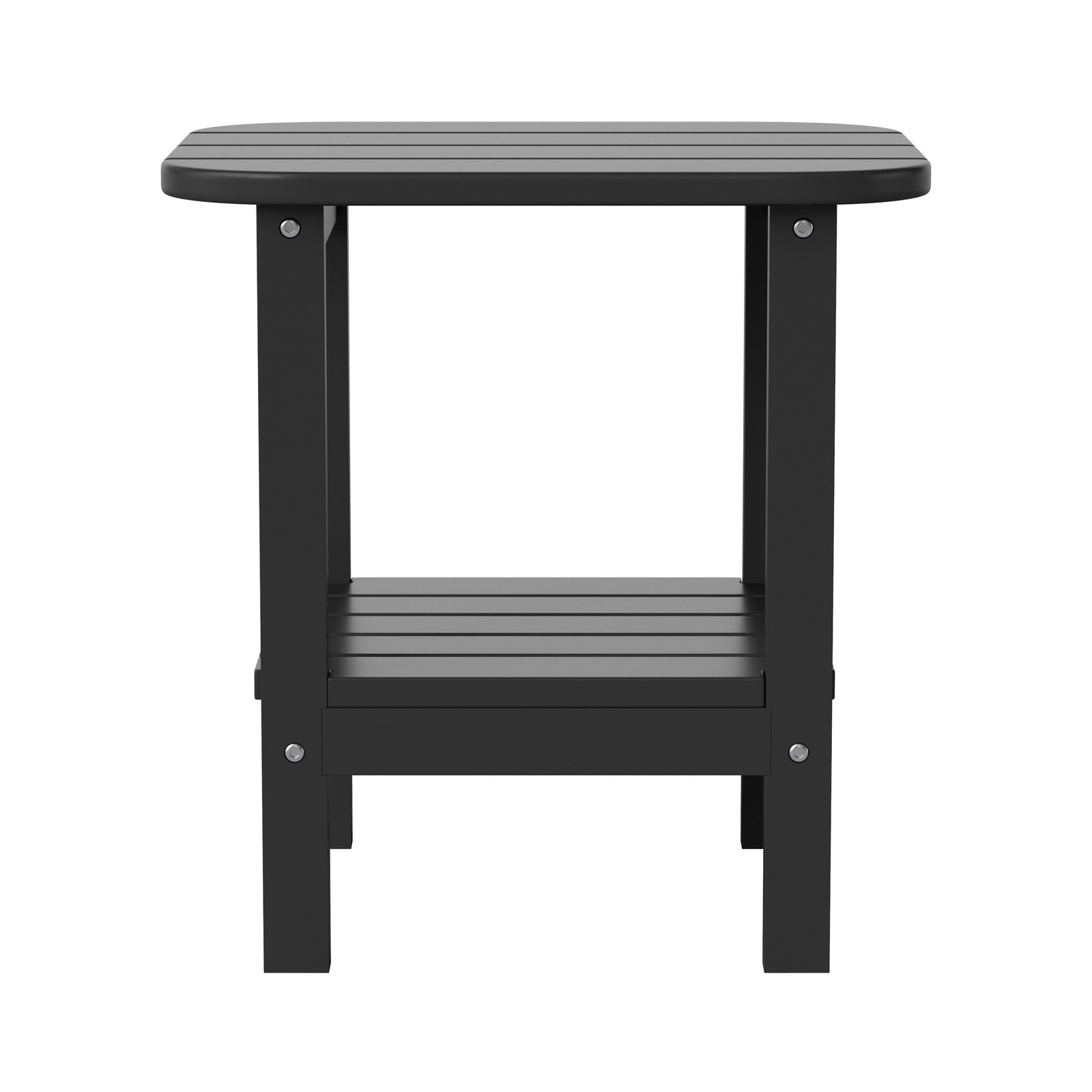 Two Tier Polyresin Adirondack Side Table - All-Weather for Indoor/Outdoor Use
