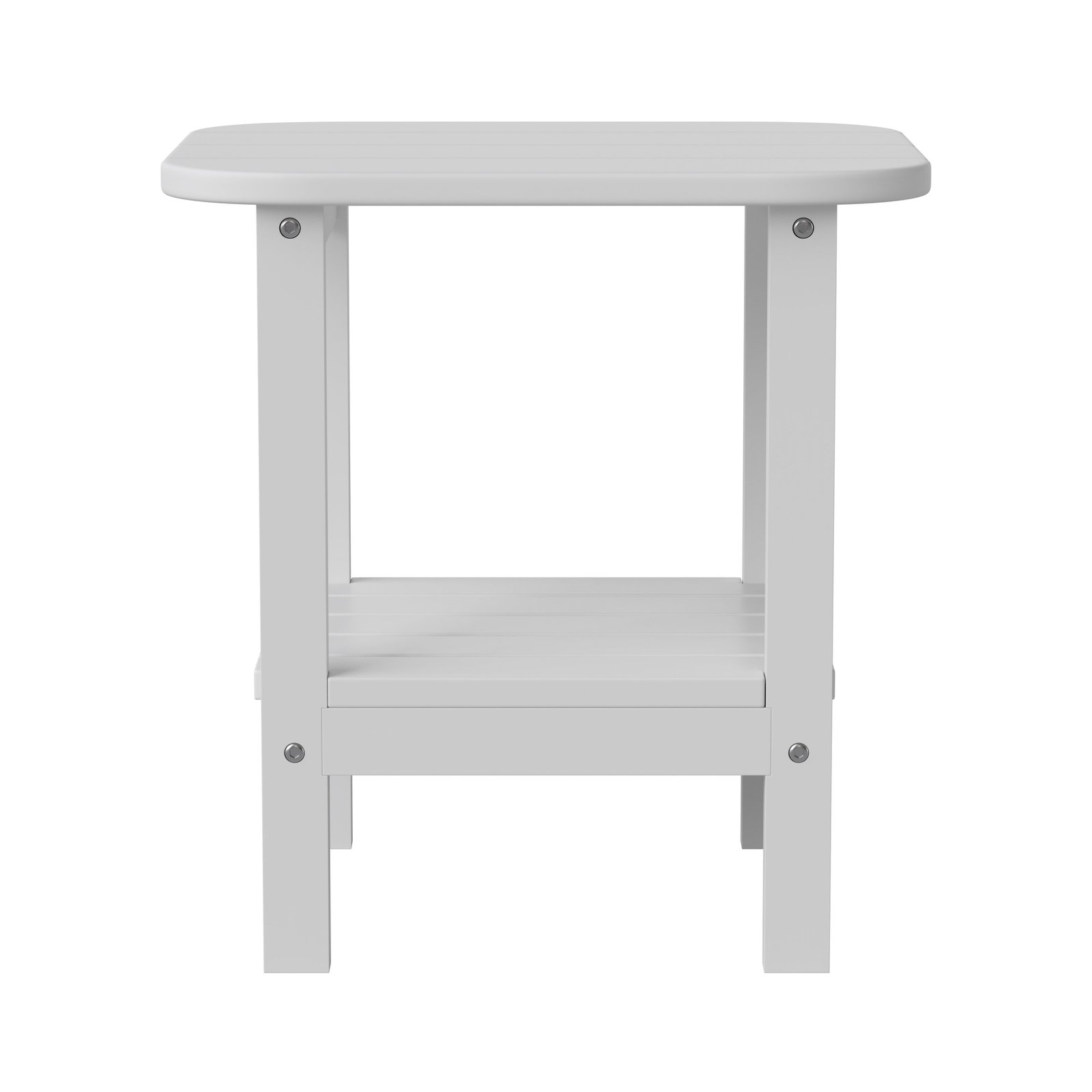 Two Tier Polyresin Adirondack Side Table - All-Weather for Indoor/Outdoor Use