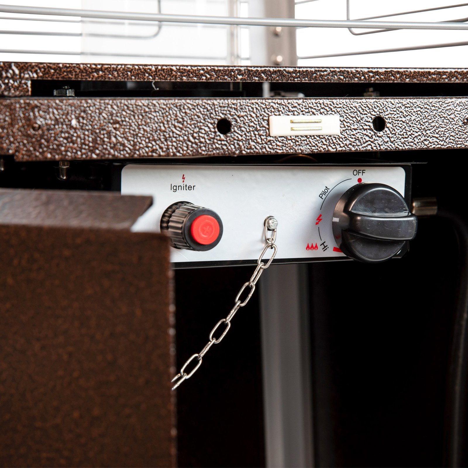 Outdoor Patio Heater - 7.5 Feet Round Steel Patio Heater - 42,000 BTU's