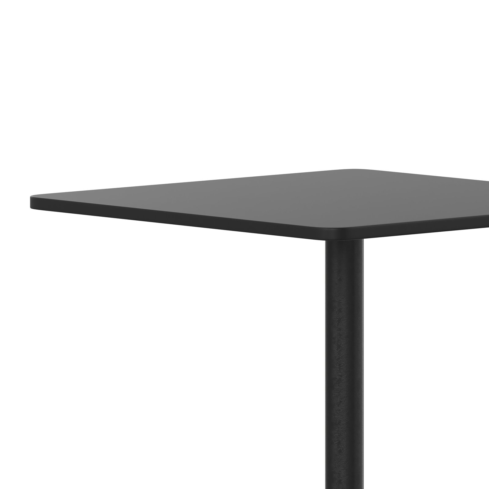 27.5'' Square Aluminum Indoor-Outdoor Table with Base
